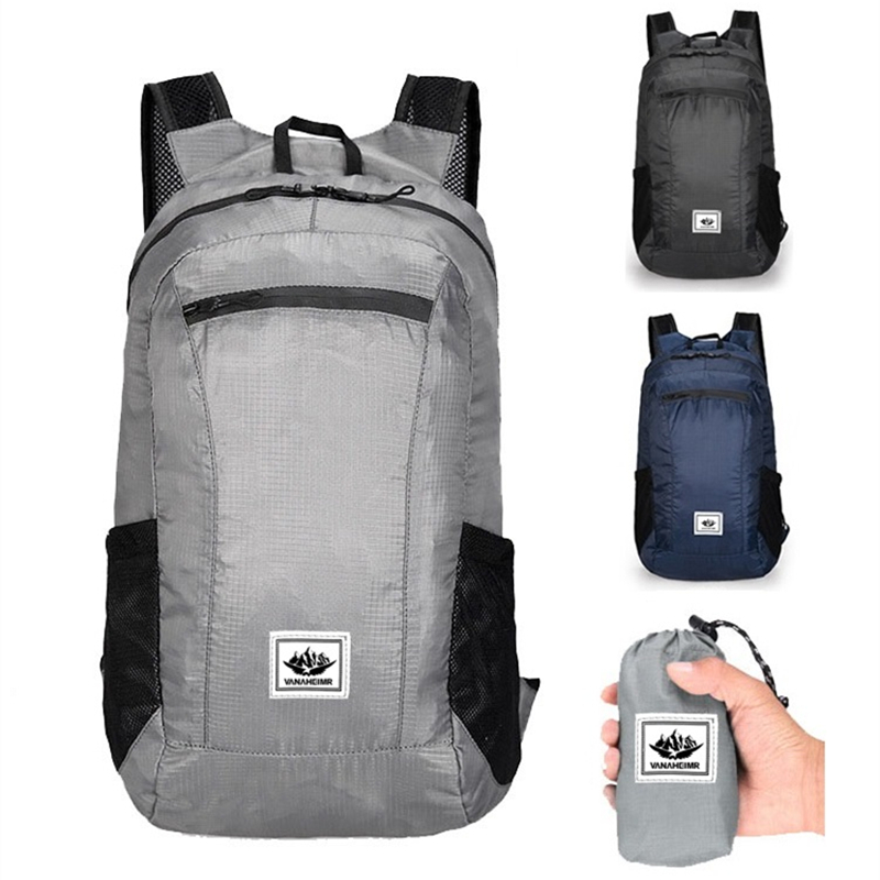 Foldable Backpack Small - 야외 하이킹 가방, 경량 휴대용 배낭,
