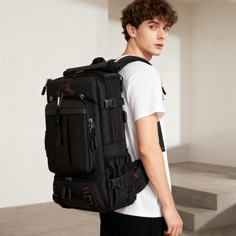 Laptop Backpack 15.6 - 대용량 여행용 백팩, 독립적인 신발 수납공간이