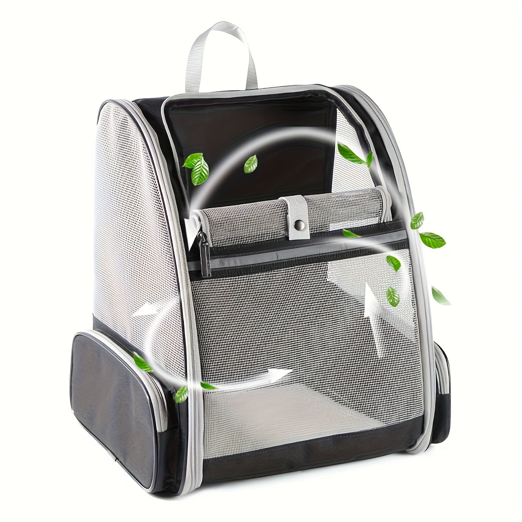 Foldable Backpack Small - 통풍이 잘되는 접이식 애완동물 배낭, 통풍