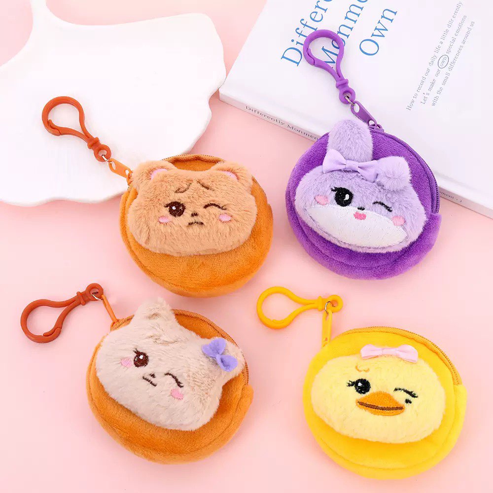 Mini Backpack Purse - 새로운 귀여운 봉제 동전 지갑 열쇠고리