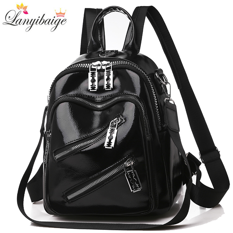 Mini Backpack Purse - 여성 패션 디자이너 PU 가죽 여행