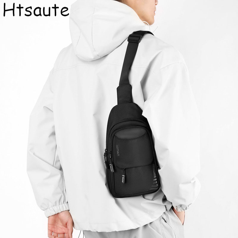 Sling Backpack Shoulder - 남성용 슬링백 대용량 남성용 가슴 팩