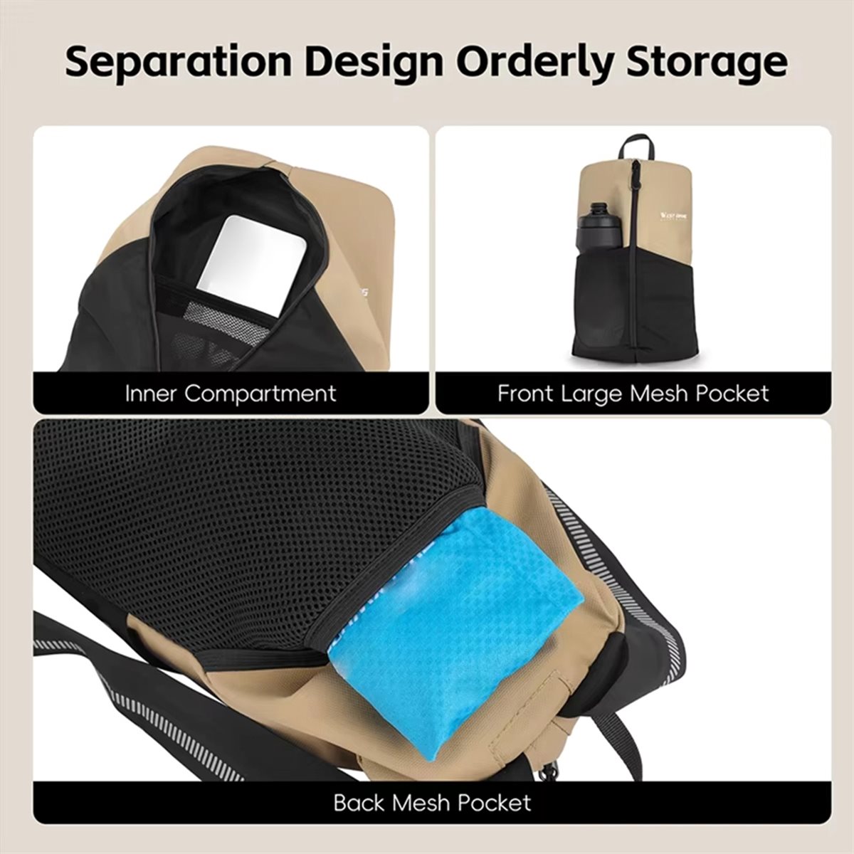 Hiking Backpack Waterproof - A61P 사이클링 백팩 대용량 방수 휴대용