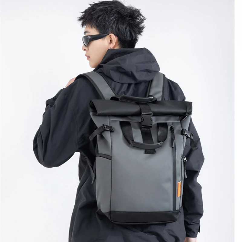 Canvas Backpack Casual - 유니섹스 패셔너블 미니멀리스트 대용량 방수 백팩