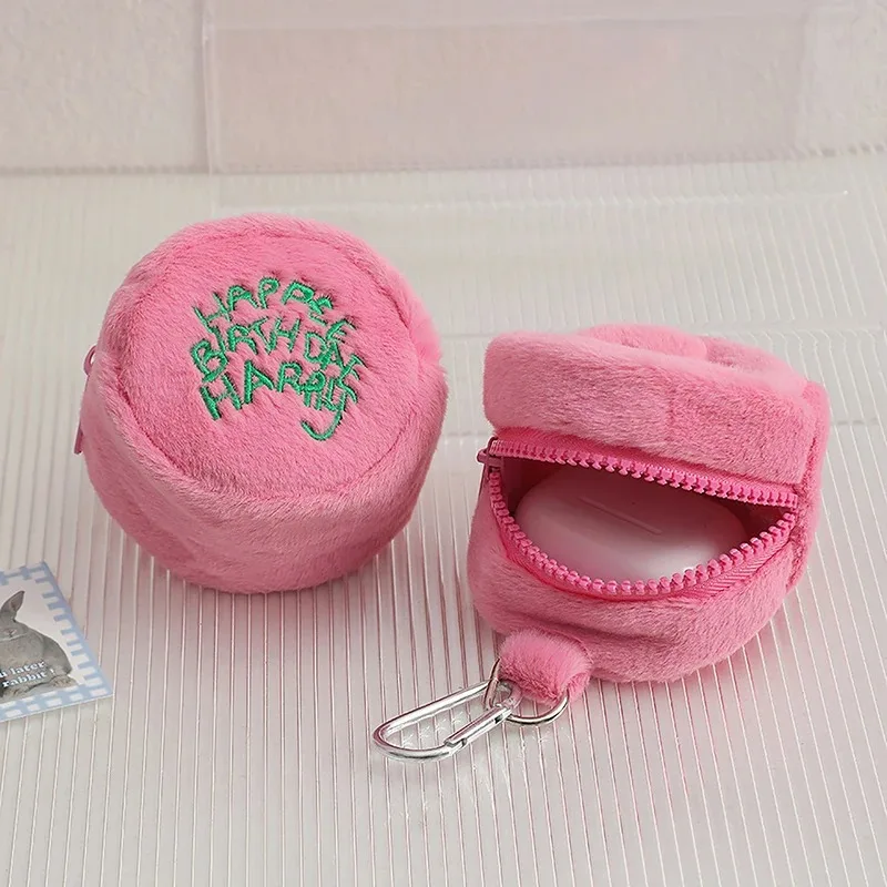 Backpack Insert Organizer - 귀여운 케이크 모양의 털이 있는 걸이형