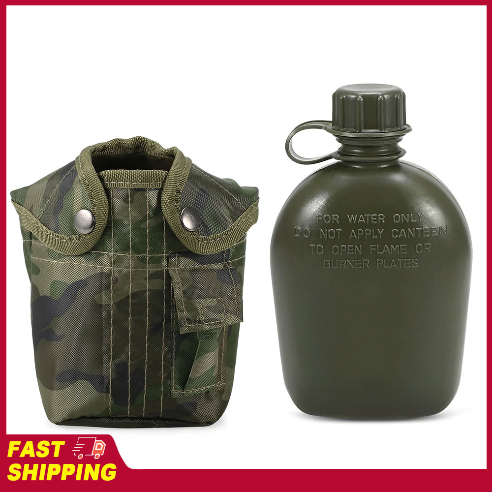 Rucksack Military Style - 캠핑 하이킹 배낭여행 생존 물병 주전자