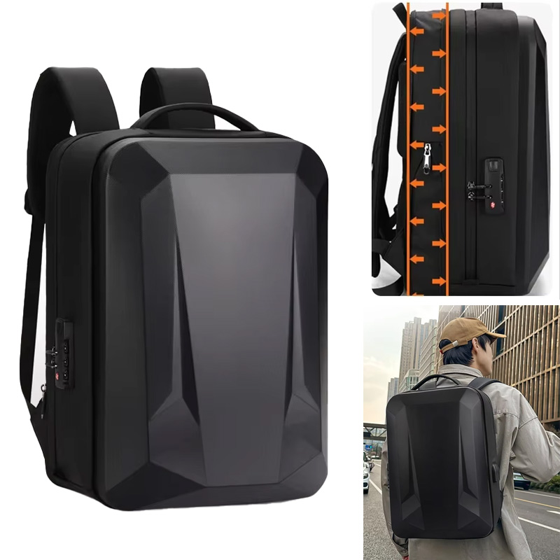 Laptop Backpack 15.6 - 15.6-16인치 하드쉘 노트북 확장형 백팩(USB 포트