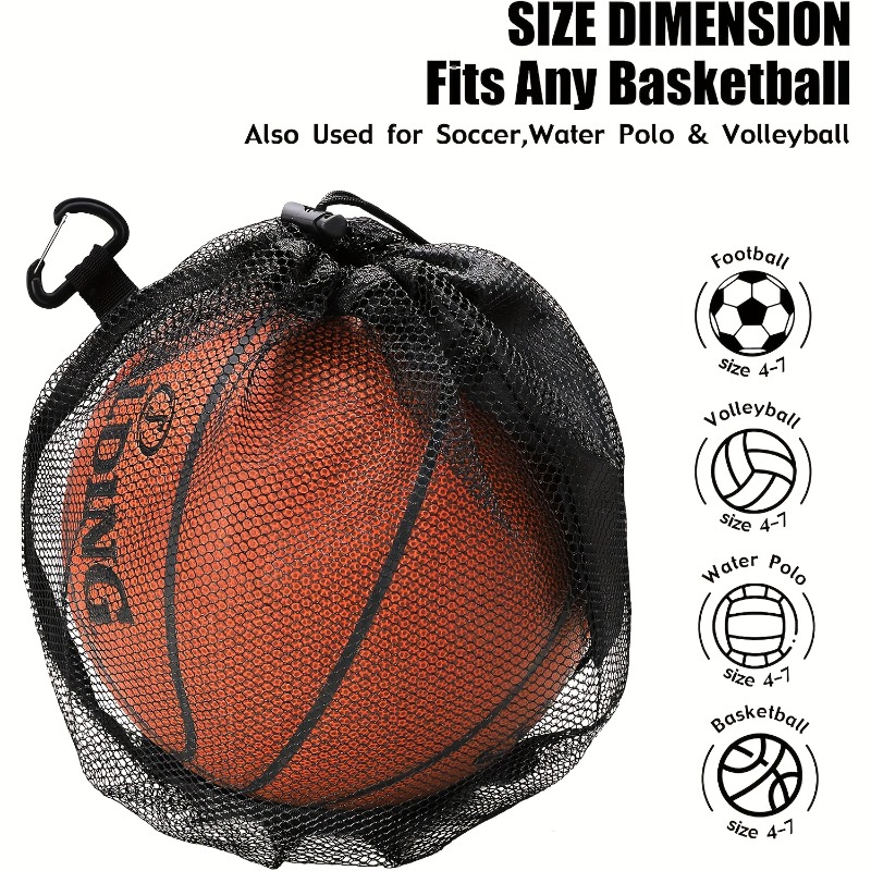 Drawstring Gym Bag - 컴팩트 휴대용 농구 드로스트링 메쉬 가방