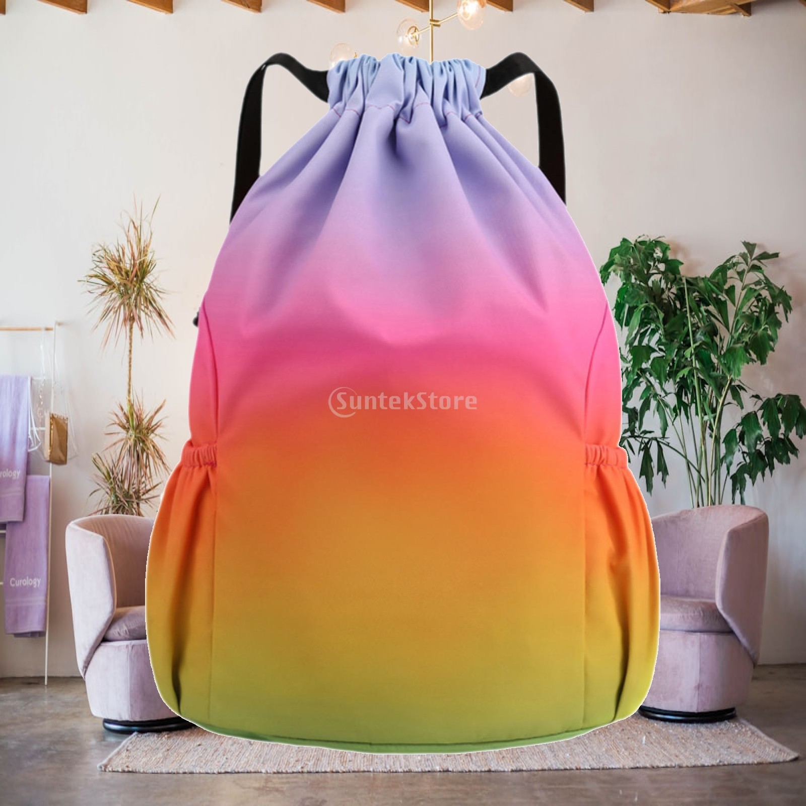 Drawstring Gym Bag - Drawstring 배낭 남성 여성 경량 스포츠