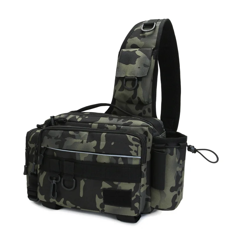 Sling Backpack Shoulder - 대용량 다기능 허리 가방, 사냥 어깨