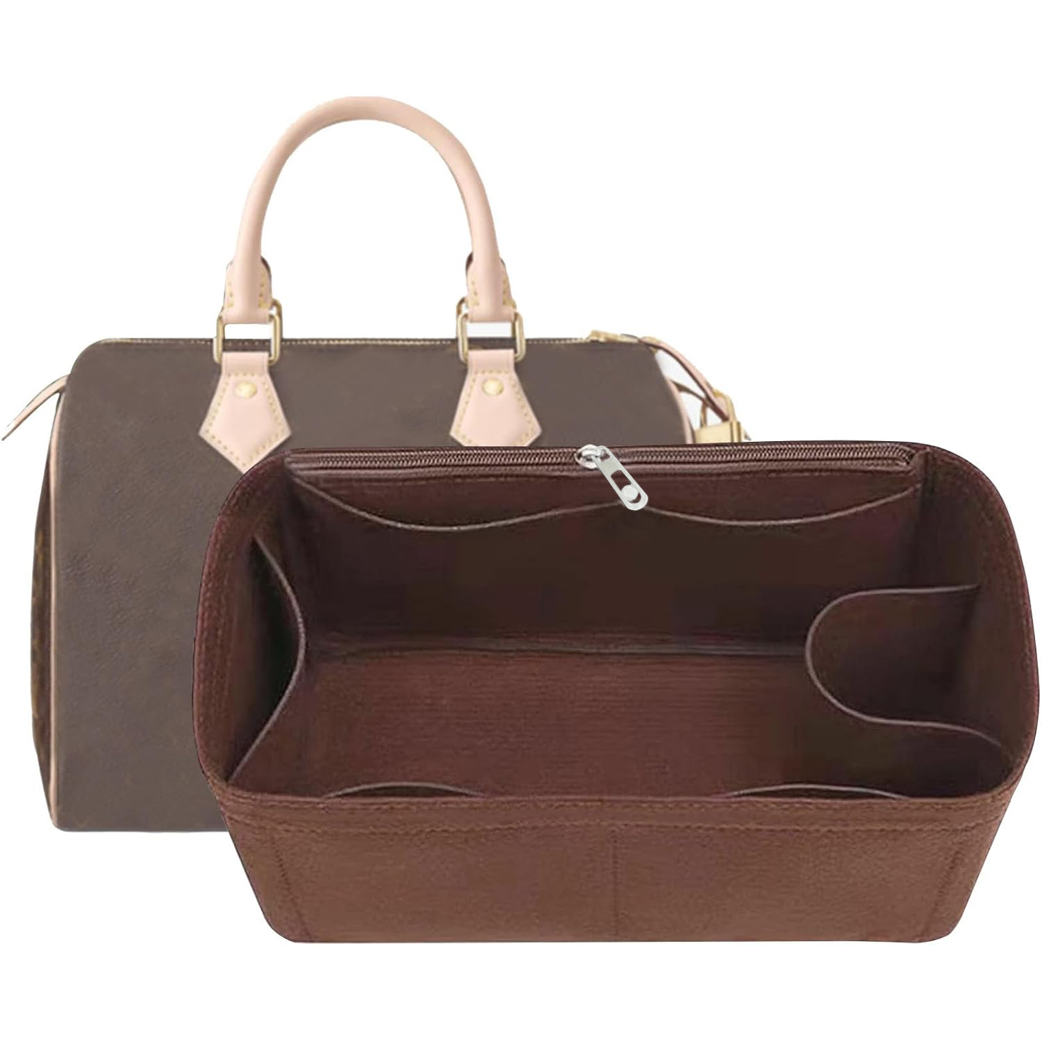 Backpack Insert Organizer - Speedy 25/30 Organizer Insert용 지갑 인서트,