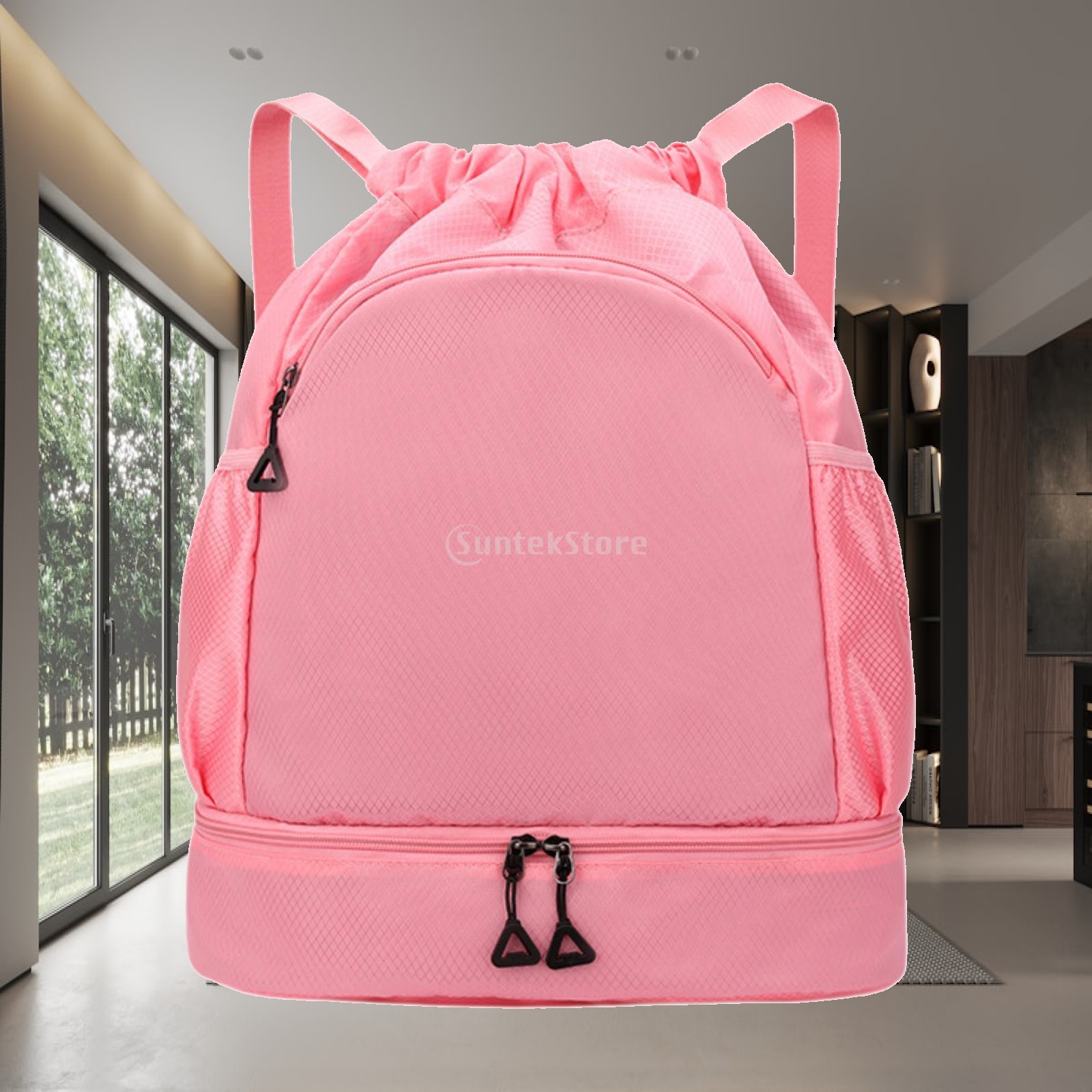 Drawstring Gym Bag - Sackpack Organizer 야외 선물 휴대용 수영