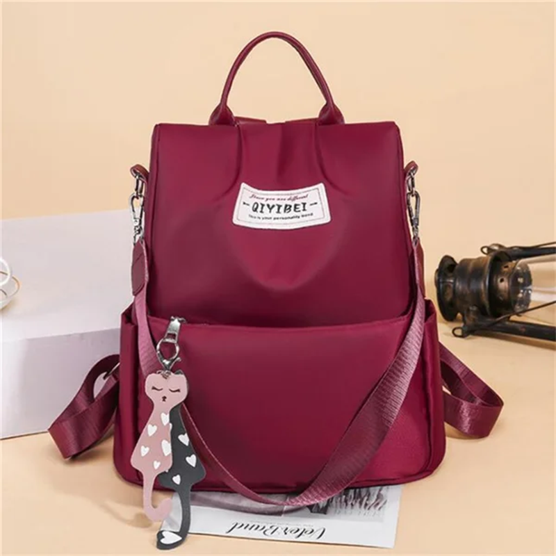 Travel Backpack Anti Theft - 품질 방수 옥스포드 배낭, 여성 대용량