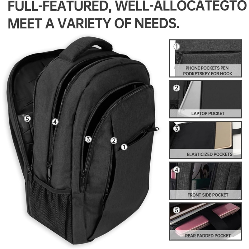 대형 여행용 노트북 백팩, 비즈니스 도난 방지 슬림형  - Travel Backpack Anti Theft 리뷰 및 가격