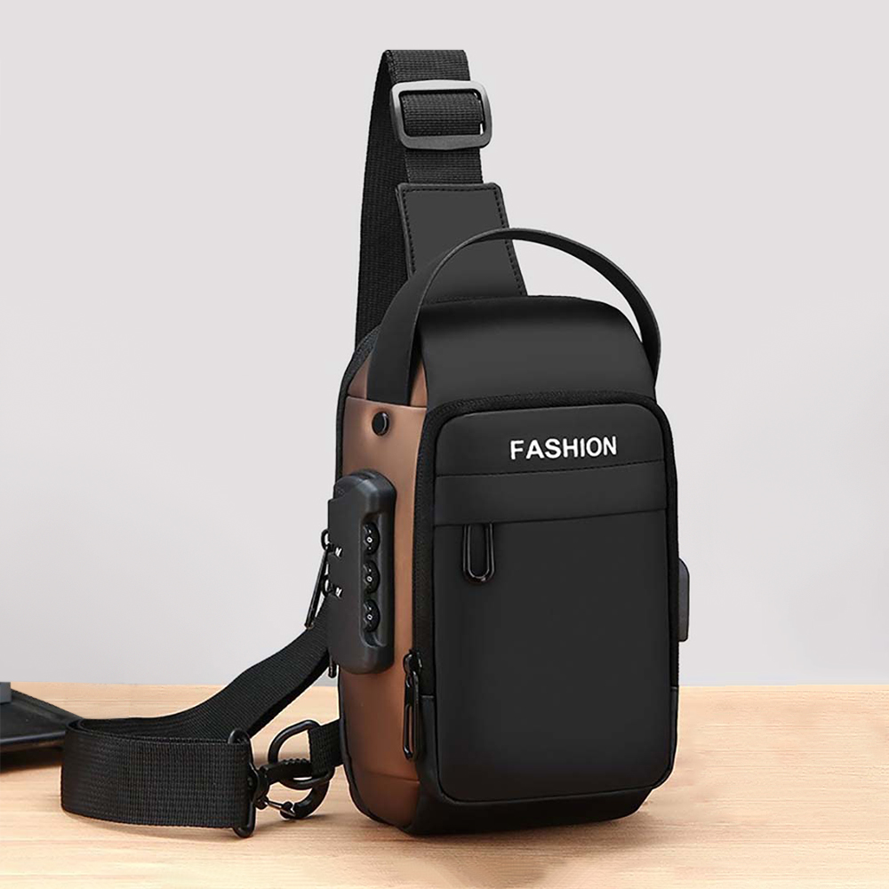 남성용 크로스바디 슬링 백팩, USB 충전 포트 및 도 - Sling Backpack Shoulder 리뷰 및 가격