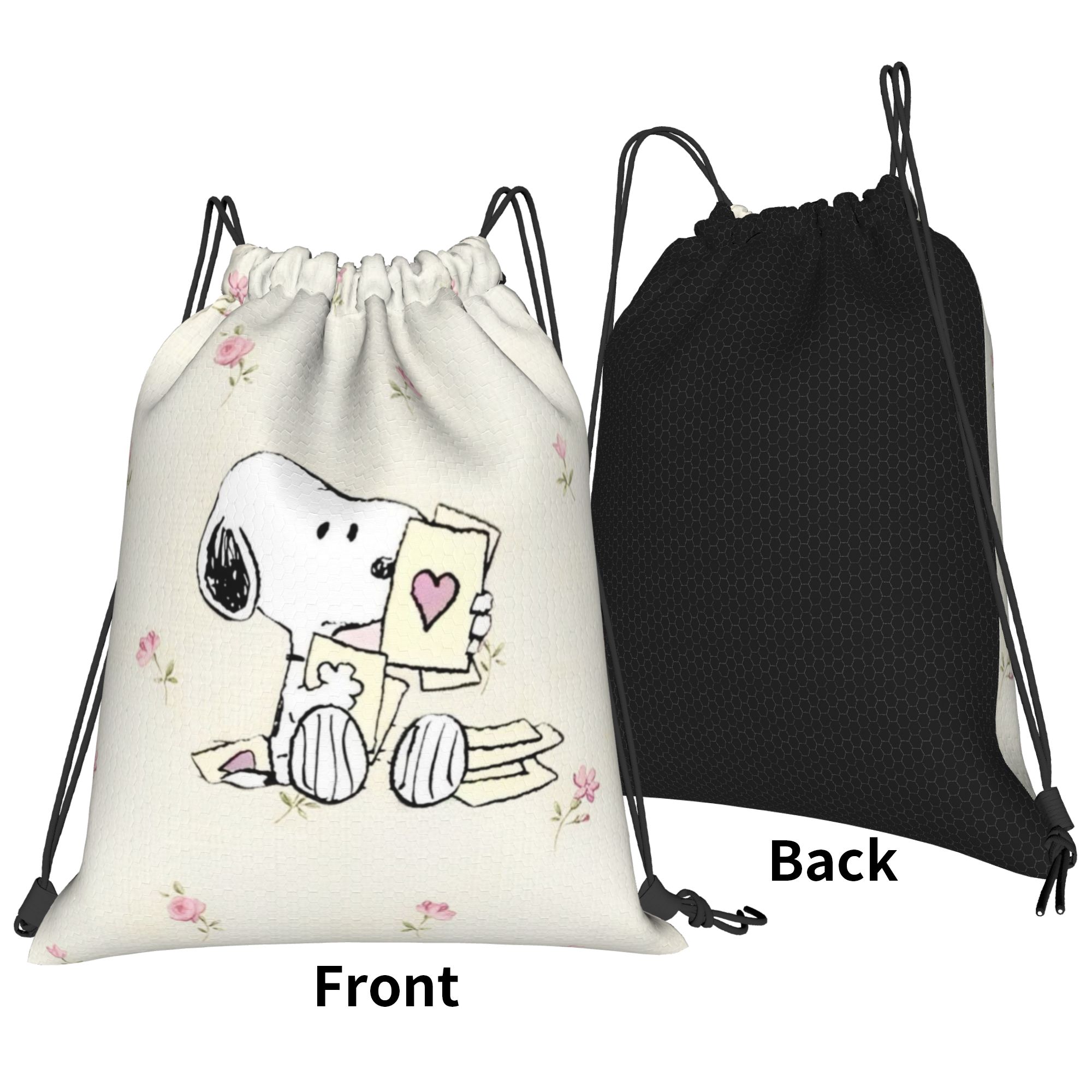 S-Snoopys Loving Gesture 백팩 드로 - Drawstring Gym Bag 리뷰 및 가격
