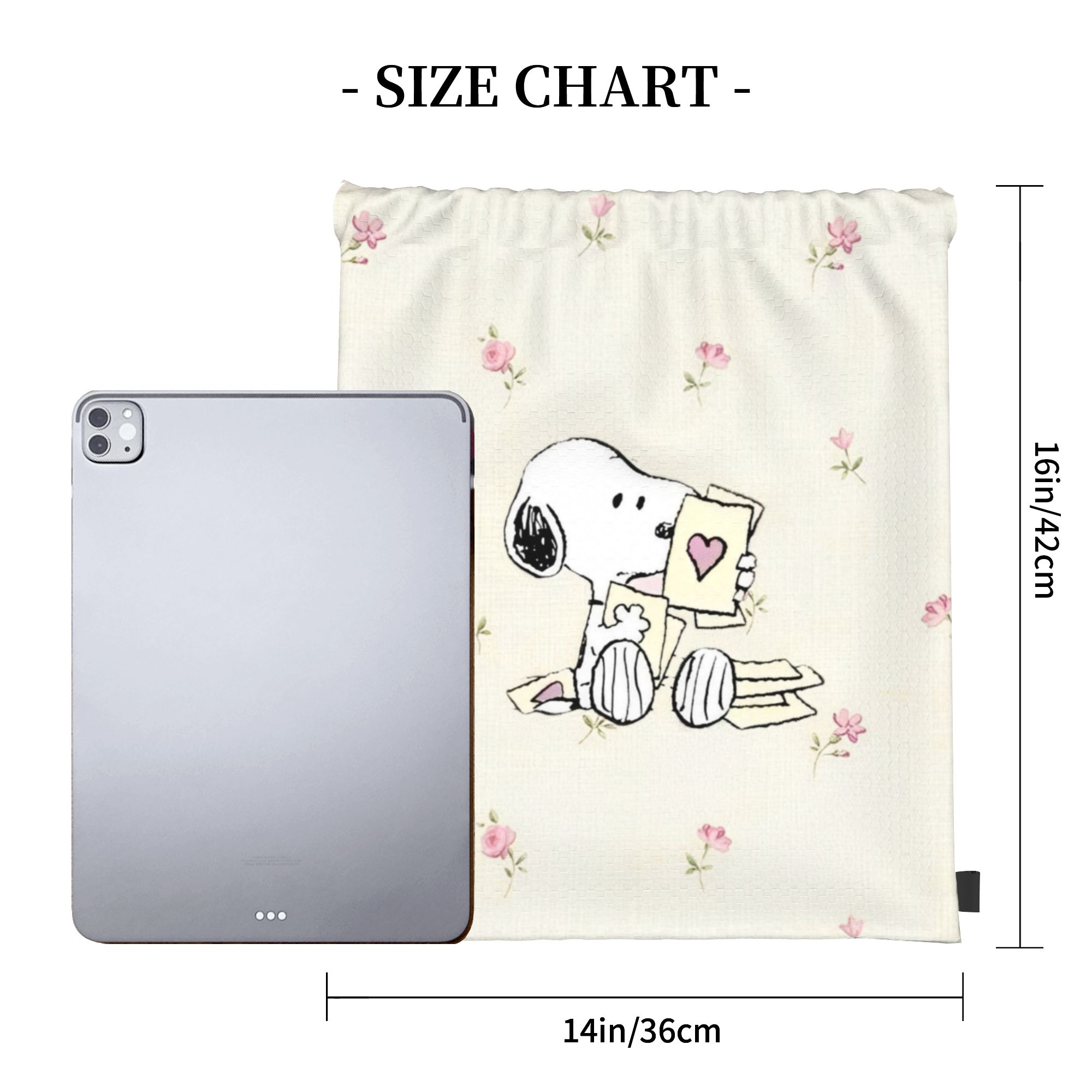 S-Snoopys Loving Gesture 백팩 드로 - Drawstring Gym Bag 리뷰 및 가격