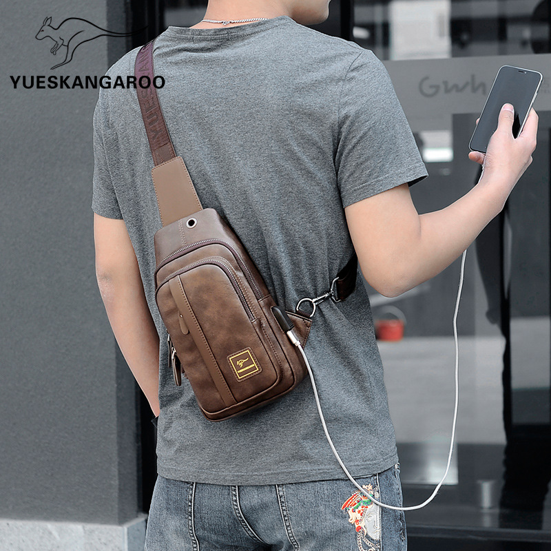 남성용 휴대용 가슴 가방 패션 지갑 PU 가죽 백팩 소 - Mini Backpack Purse 리뷰 및 가격