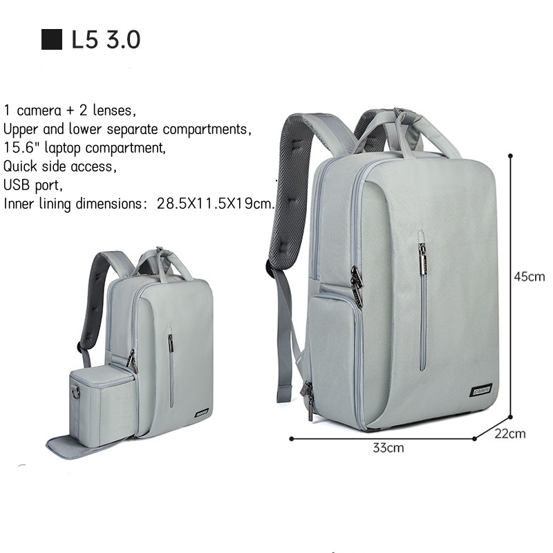 대형 카메라 백팩 DSLR/SLR/미러리스 사진 삼각대 - Laptop Backpack 15.6 리뷰 및 가격