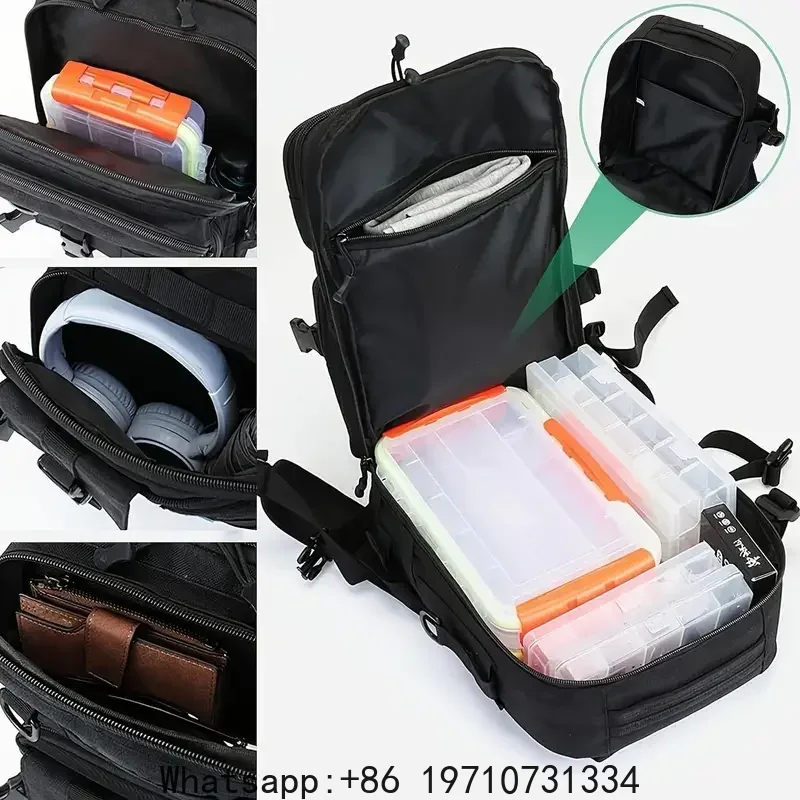 1000D 방수 백팩 태클 보관 가방, 야외 낚시, 사 - Hiking Backpack Waterproof 리뷰 및 가격