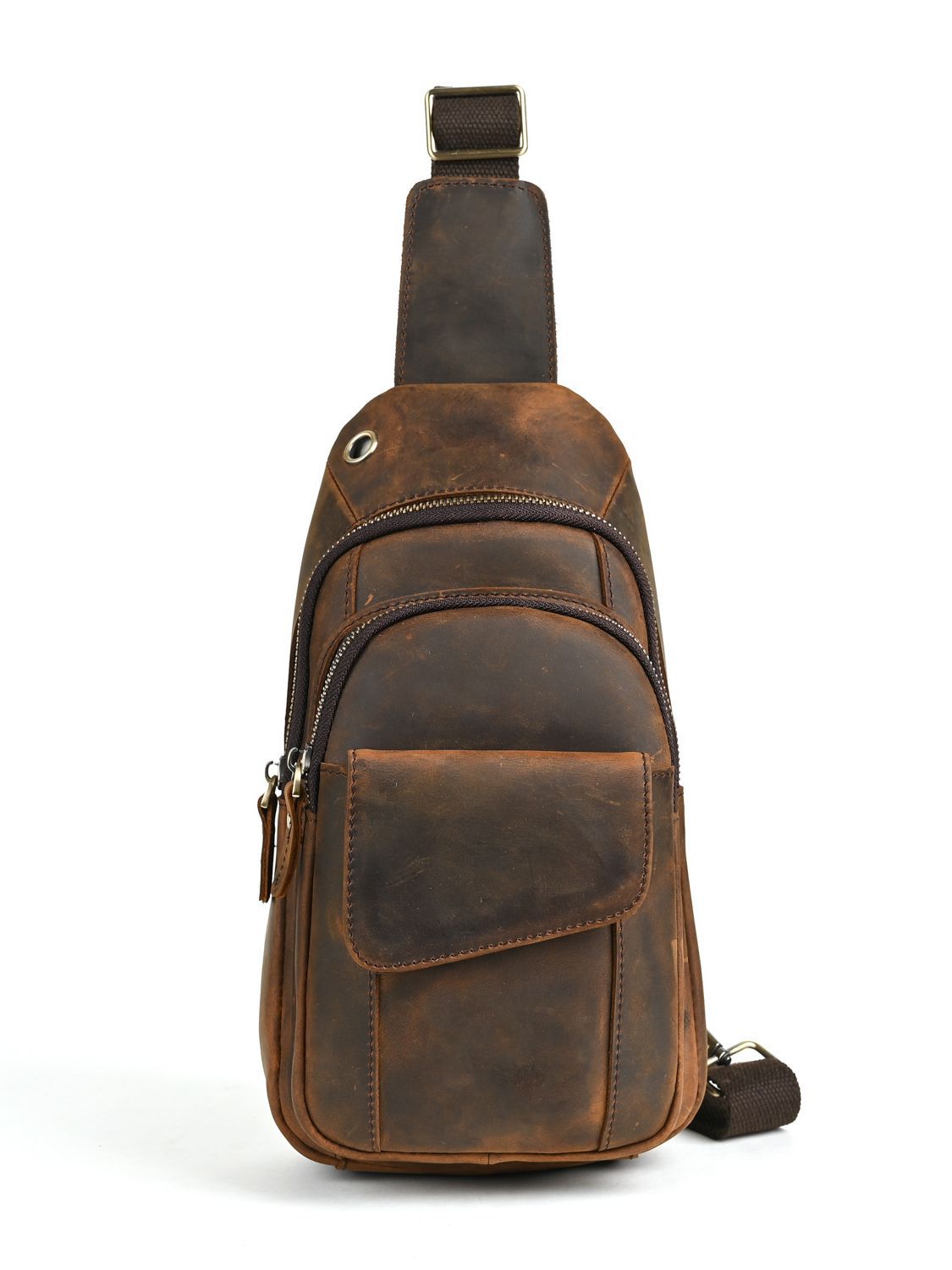 디자이너 럭셔리 다기능 남성 가슴 가방 대용량 야외 남 - Leather Backpack Vintage 리뷰 및 가격