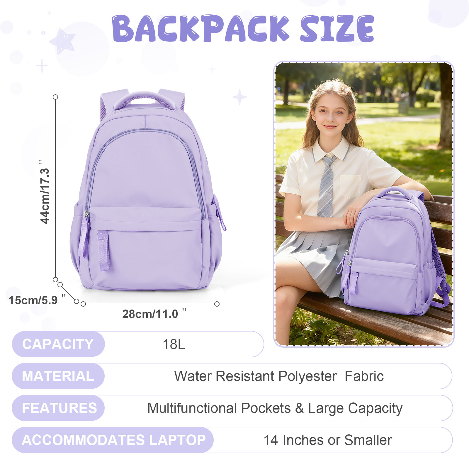 십대 학교 배낭 캐주얼 백팩 일상 학교 사용에 완벽,  - Canvas Backpack Casual 리뷰 및 가격
