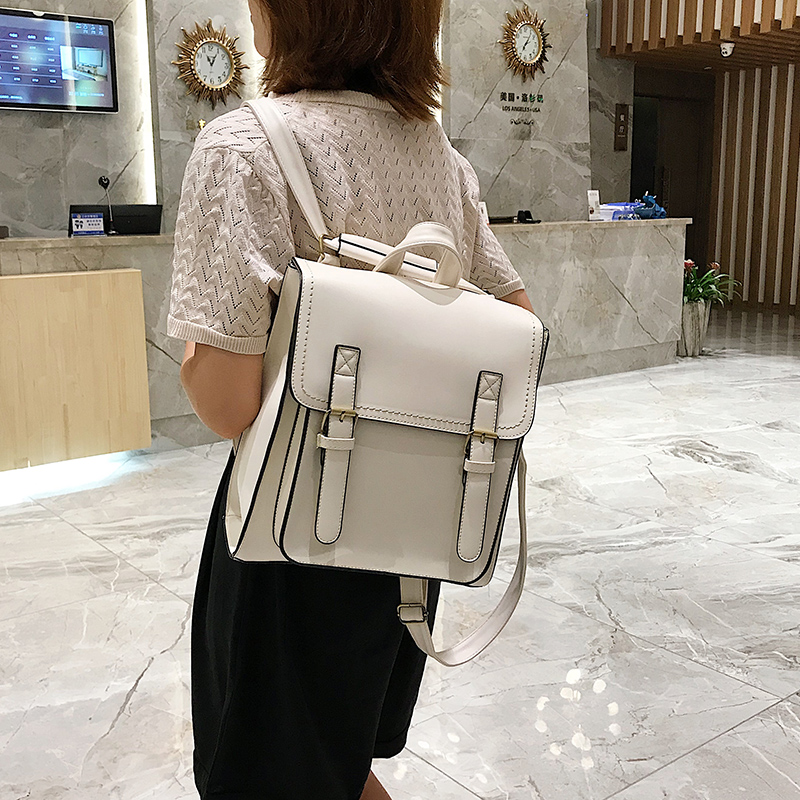 빈티지 배낭 여성 Pu 가죽 가방 여성 배낭 패션 학교 - Leather Backpack Vintage 리뷰 및 가격