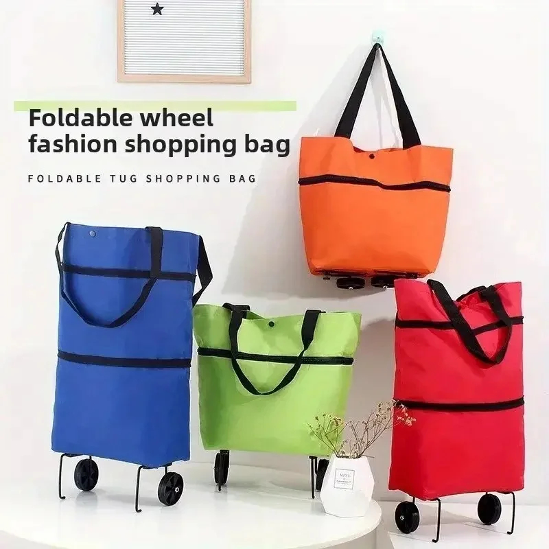 접이식 휴대용 쇼핑 카트 바퀴 포함 가벼운 배낭형 손수 - Foldable Backpack Small 리뷰 및 가격