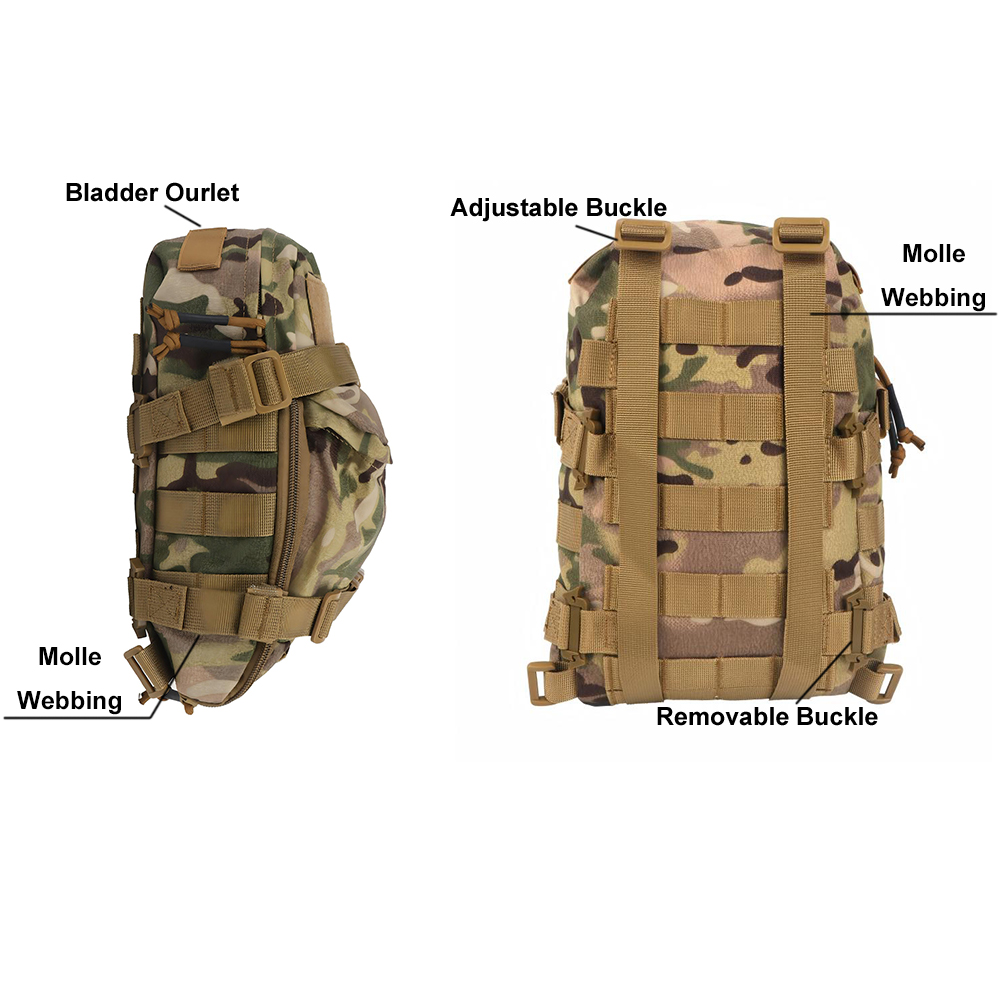 미니 수화 가방 야외 전술 배낭 물 주머니 캐리어 지퍼 - Hydration Pack Outdoor 리뷰 및 가격