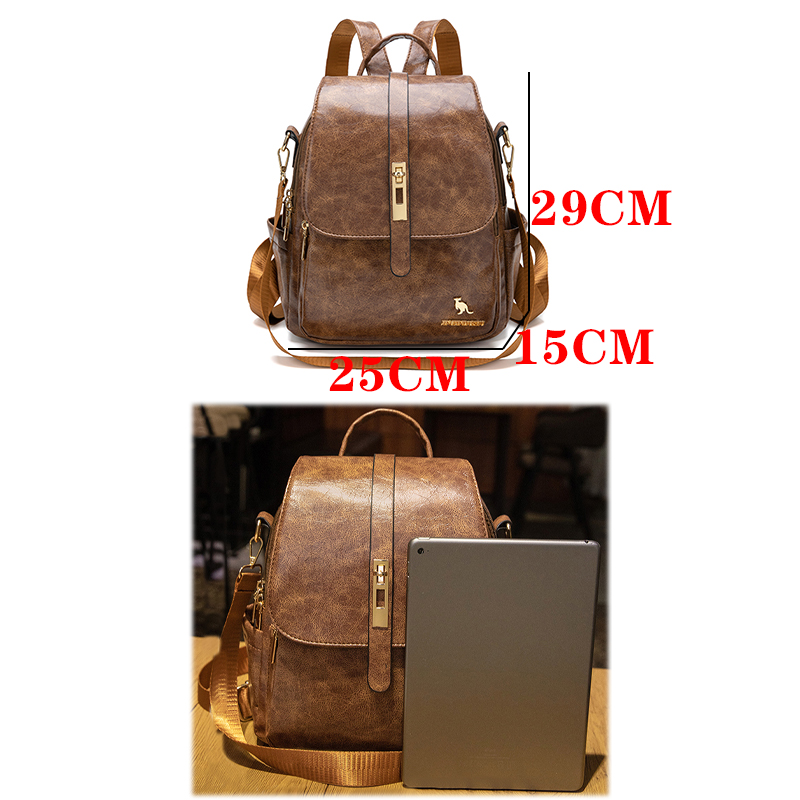 대학생 여성용 부드러운 가죽 빈티지 백팩, 디자이너 여 - Leather Backpack Vintage 리뷰 및 가격