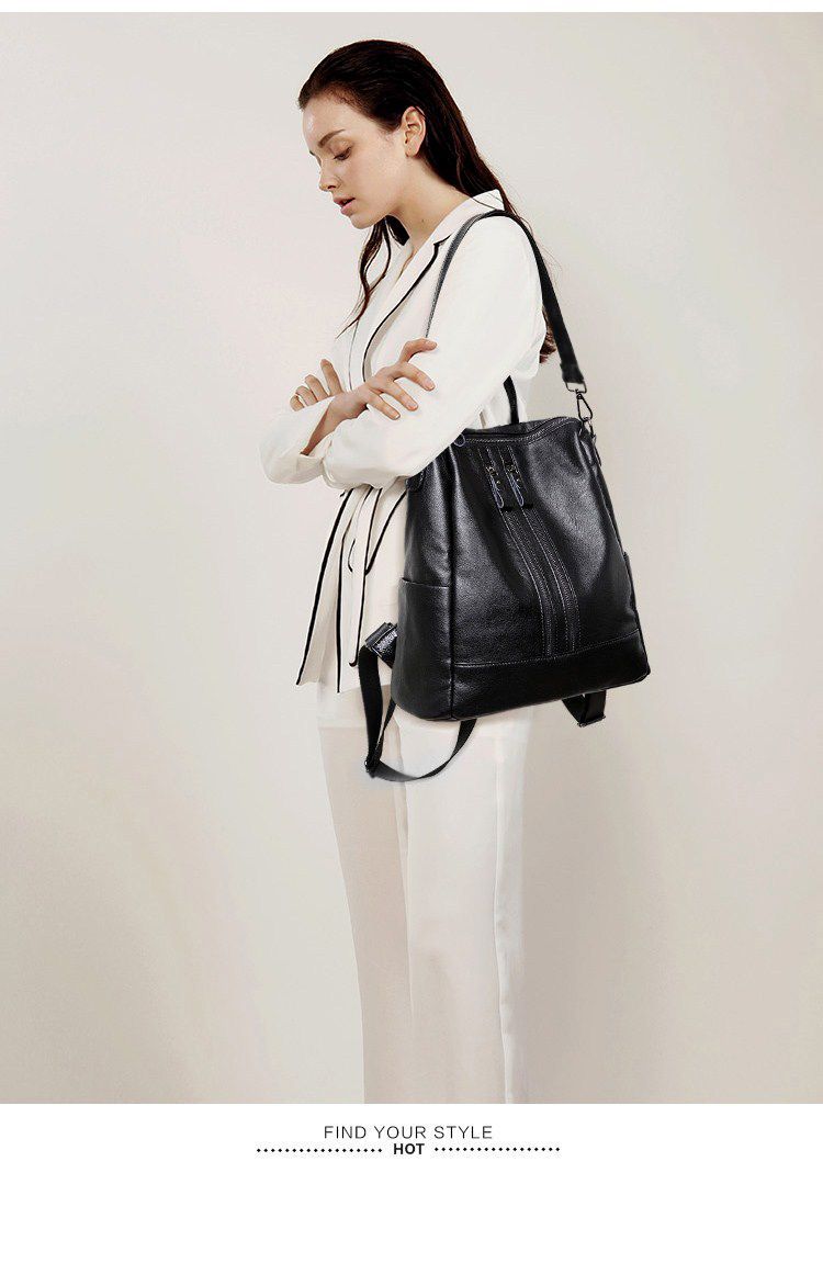 여성 부드러운 가죽 배낭 학교 블랙 캐주얼 다기능 대학 - Mini Backpack Purse 리뷰 및 가격