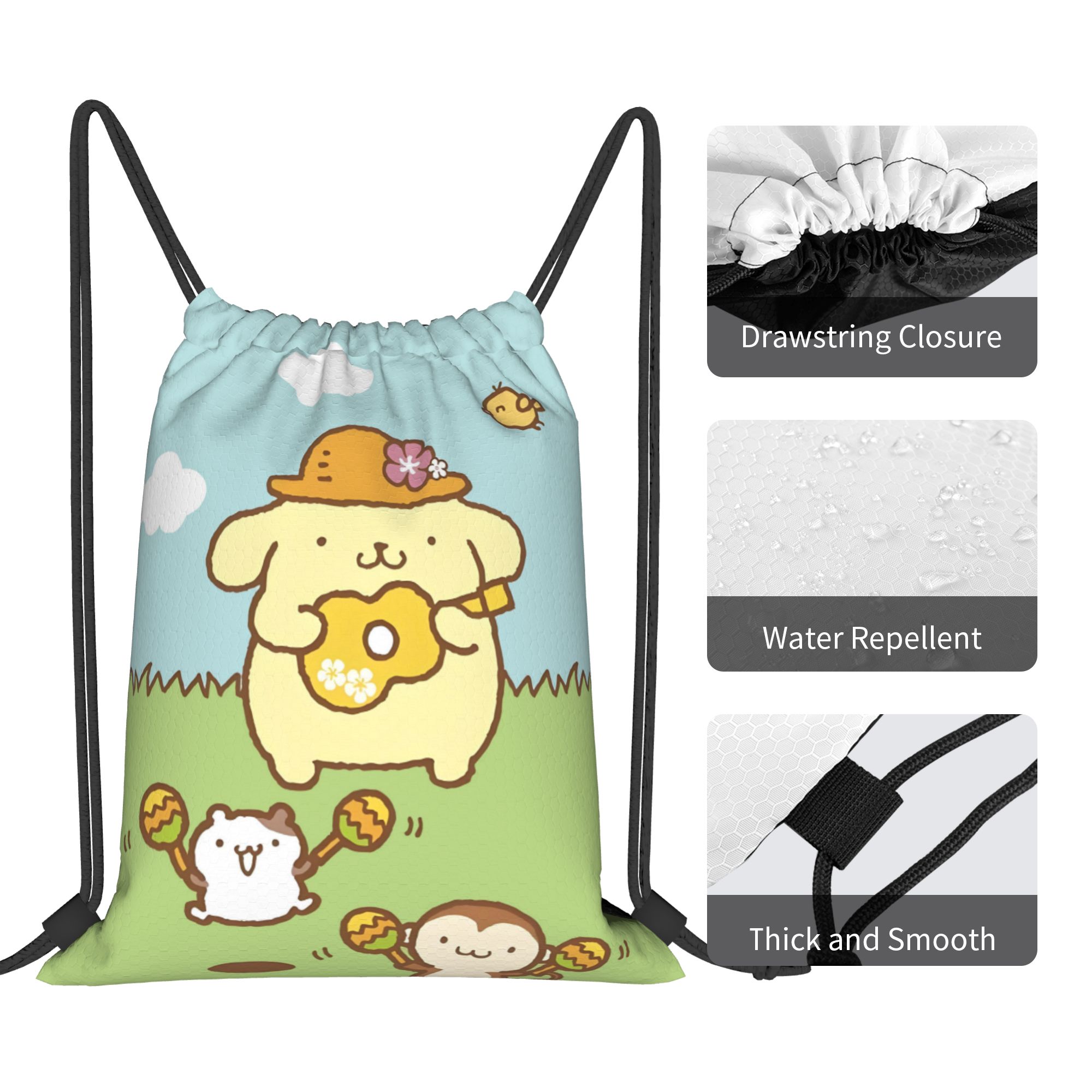 맞춤형 P-Pompompurines Drawstring - Drawstring Gym Bag 리뷰 및 가격