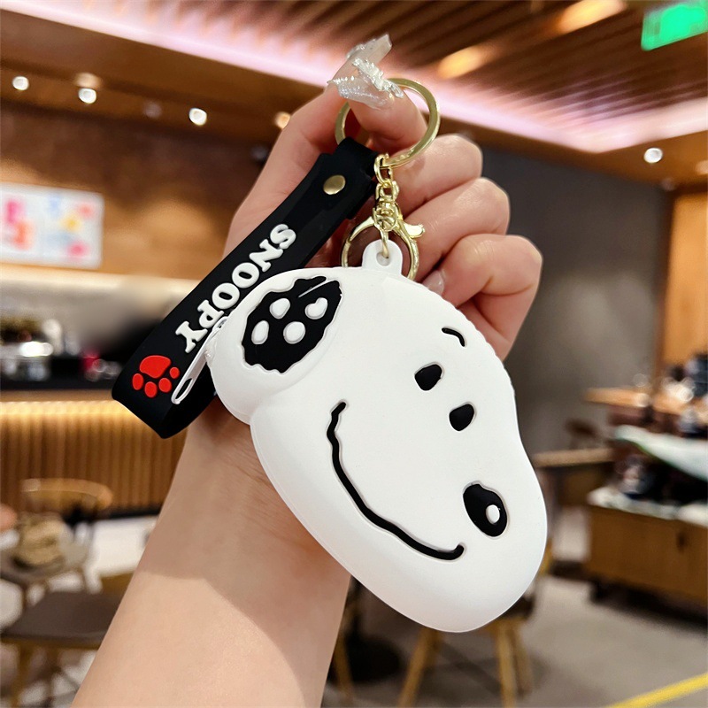 새로운 스누피 창의적인 만화 키체인 미니 편리한 동전  - Mini Backpack Purse 리뷰 및 가격