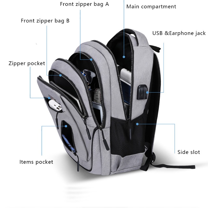 대용량 배낭 남성 노트북 백팩 15.6 옥스포드 블랙  - Laptop Backpack 15.6 리뷰 및 가격