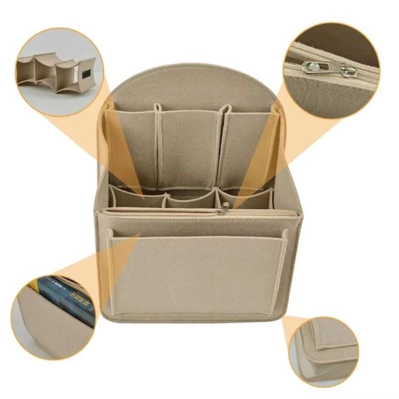 휴대용 배낭 펠트 인서트 소형 가방 화장품 가방 메이크 - Backpack Insert Organizer 리뷰 및 가격