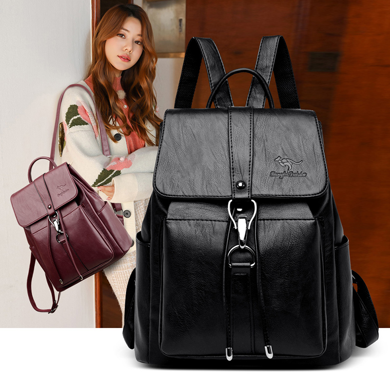 여성용 도난 방지 숄더백, 유명 브랜드 가죽 백팩, 대 - Travel Backpack Anti Theft 리뷰 및 가격