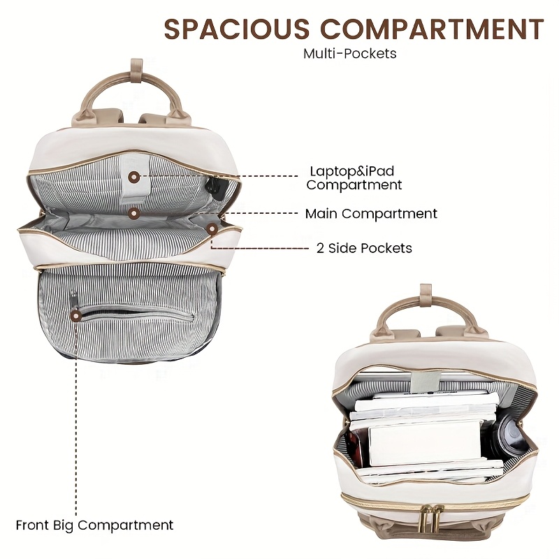 항공사 디자인 튜닝 어깨끈 여성 다색 백팩, 이격층,  - Fashion Backpack Women 리뷰 및 가격