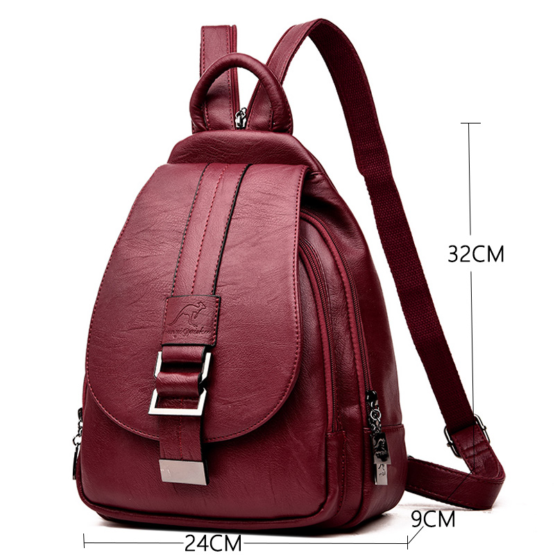 디자이너 여성용 가죽 백팩, 십대 소녀용 학교 가방,  - School Backpack Teen 리뷰 및 가격