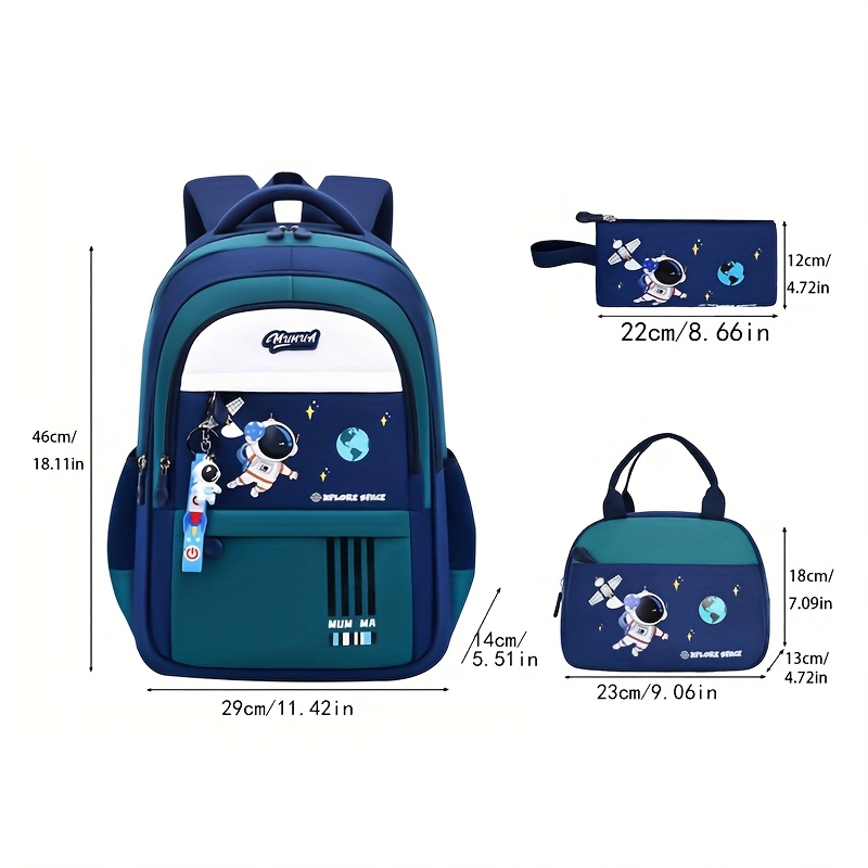 새로운 우주비행사 만화 배낭, 학교용 및 크리스마스 선 - School Backpack Teen 리뷰 및 가격