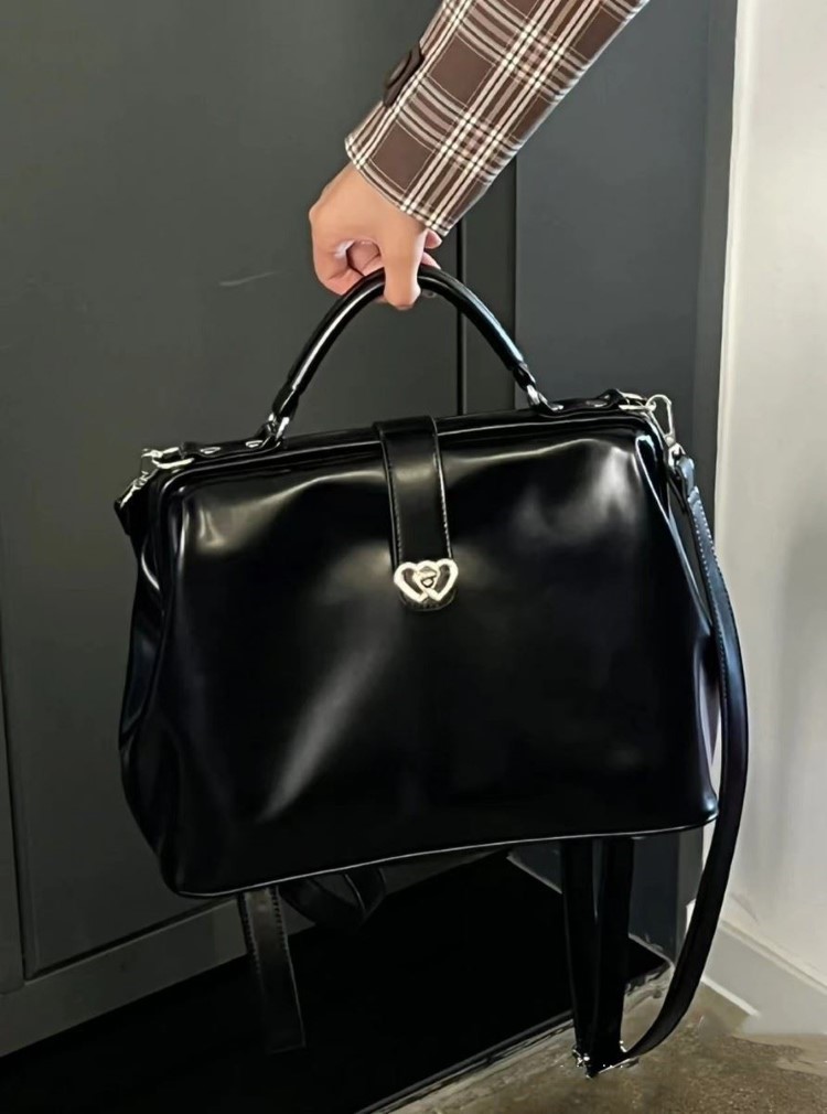 빈티지 블랙 Y2k Mochila 여성 Pu 가죽 세련 - Leather Backpack Vintage 리뷰 및 가격