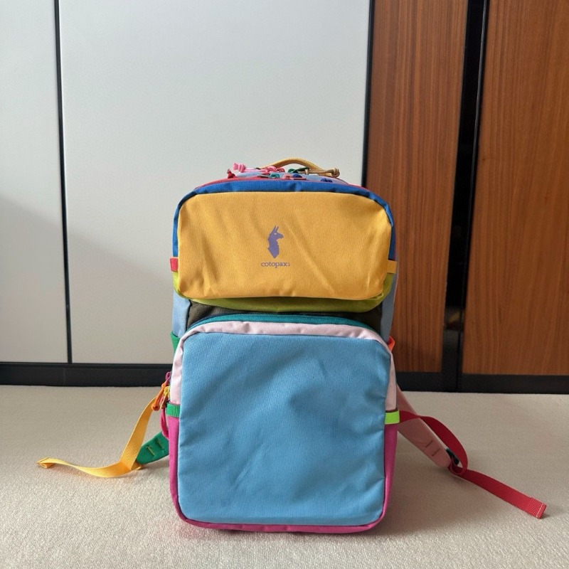 도파민 컬러 블록 백팩 경량 나일론 유니섹스 하이킹 데 - Canvas Backpack Casual 리뷰 및 가격