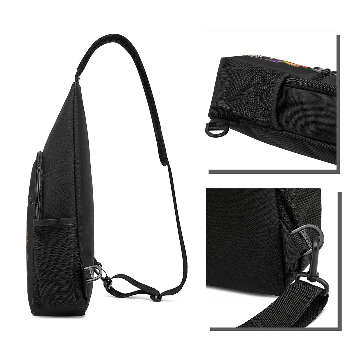 록롤 밴드 키스 캣 체스트 백 남성 슬링 크로스바디 백 - Sling Backpack Shoulder 리뷰 및 가격