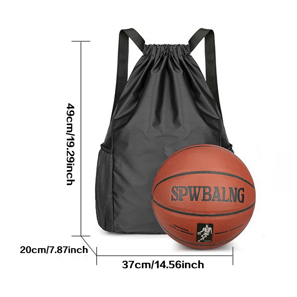 검정색 드로스트링 가방, 체육관 배낭, 방수 옥스포드  - Drawstring Gym Bag 리뷰 및 가격