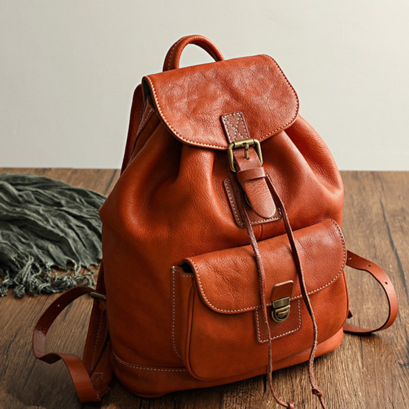 Johnature 레저 여행 가방 천연 진짜 소 가죽  - Leather Backpack Vintage 리뷰 및 가격
