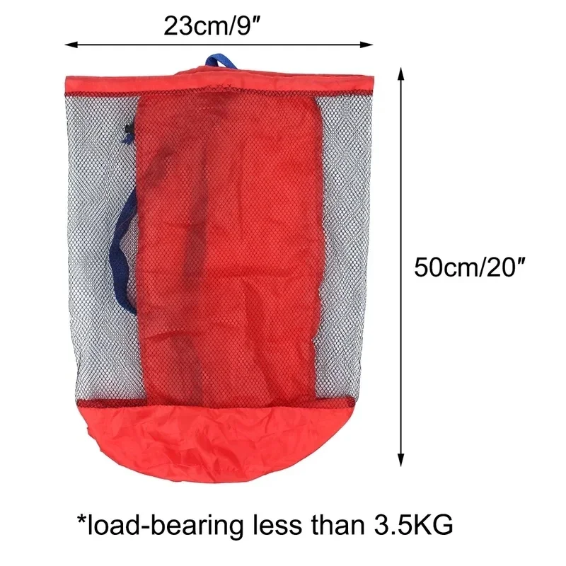 1Pcs 비치 가방 어린이를위한 접이식 휴대용 메쉬 수 - Foldable Backpack Small 리뷰 및 가격