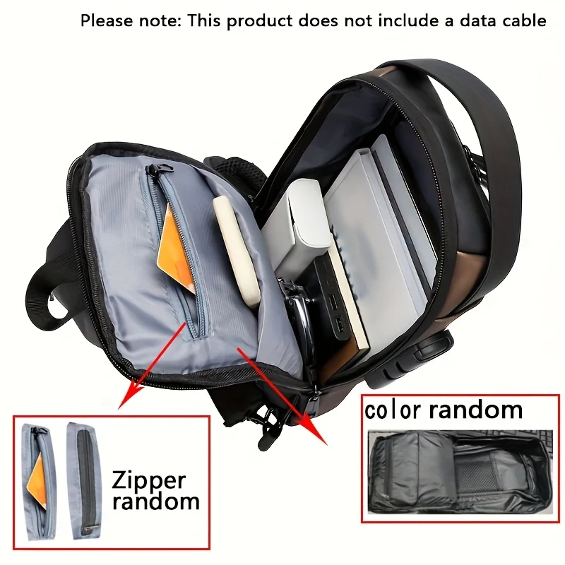 남성용 방수 도난 방지 백팩, USB 충전 슬링 크로스 - Travel Backpack Anti Theft 리뷰 및 가격