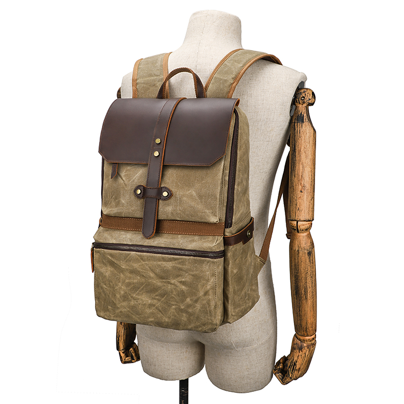 빈티지 15.6 인치 노트북 배낭 여성 남성 왁스 캔버 - Laptop Backpack 15.6 리뷰 및 가격