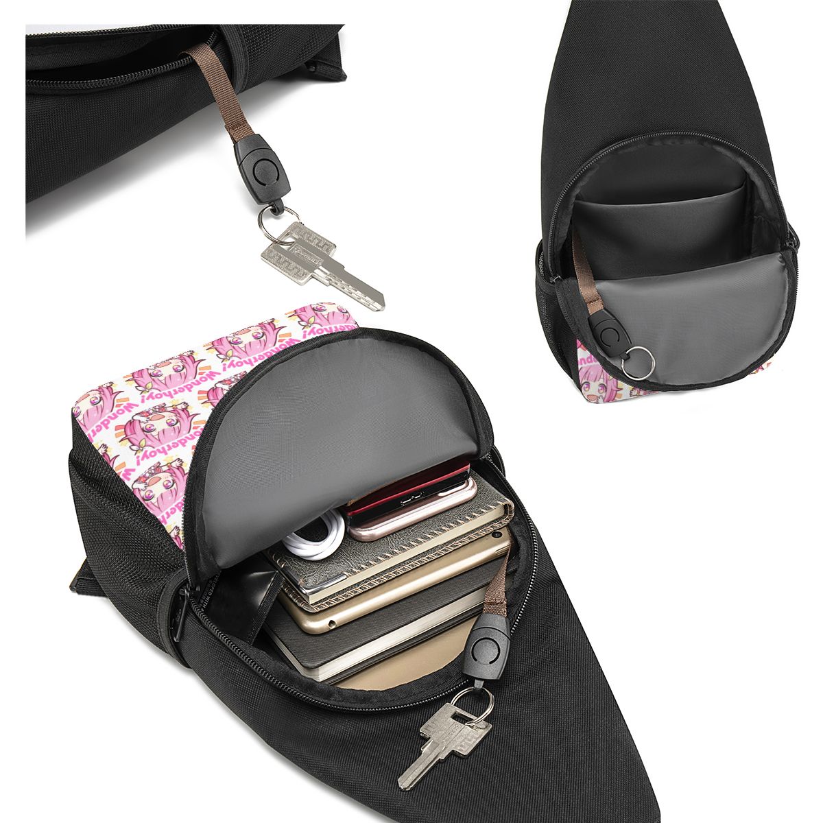 Emu Otori Wonderhoy 스탬프 체스트 백  - Sling Backpack Shoulder 리뷰 및 가격